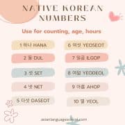 Korean Numbers
